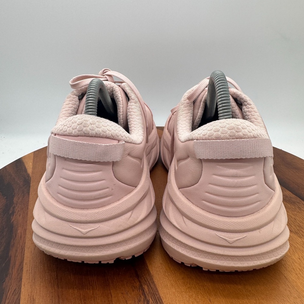 Hoka One One Bondi SR Wide Women's Size 11 D Pink Slip Resistant Work Shoes - Picture 5 of 9